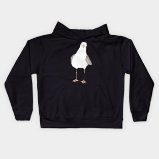 Seagull, seaside bird, chip thief! Kids Hoodie